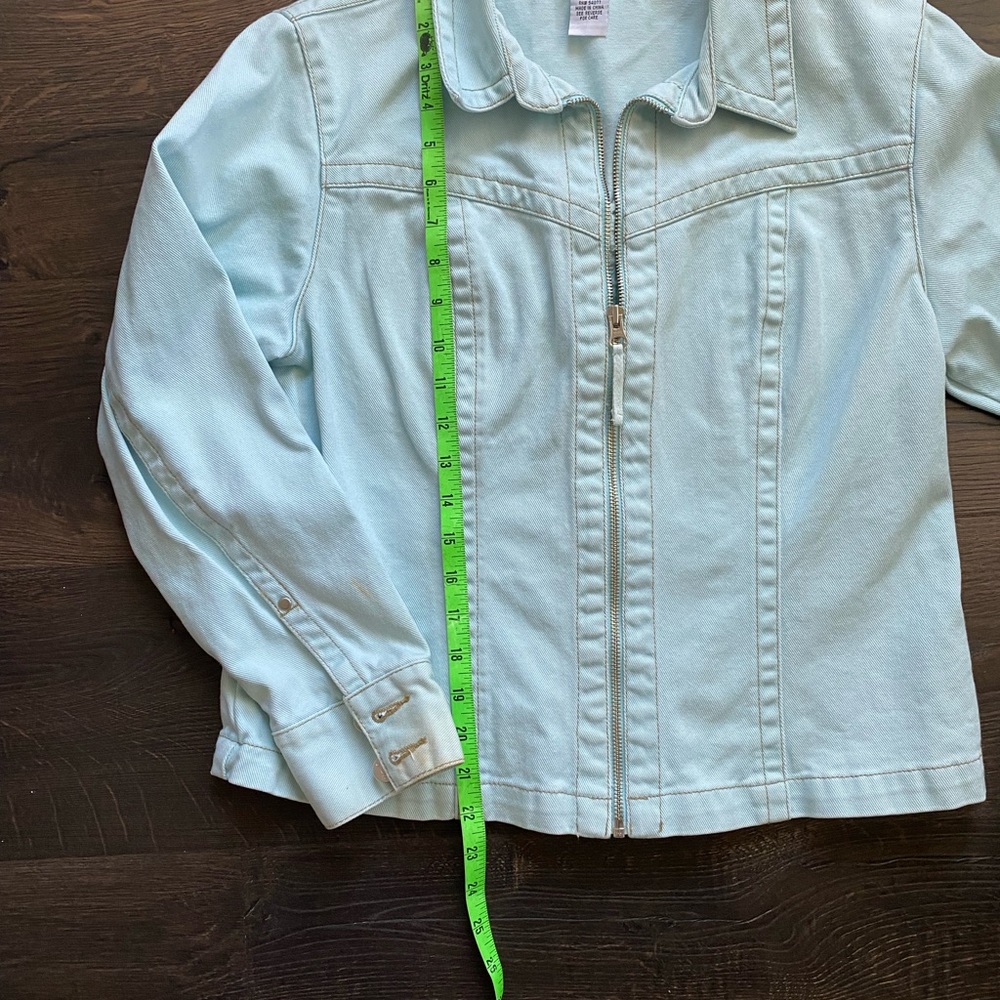CAbi | Light Blue Denim Jean Jacket Style 254 - Picture 4 of 5